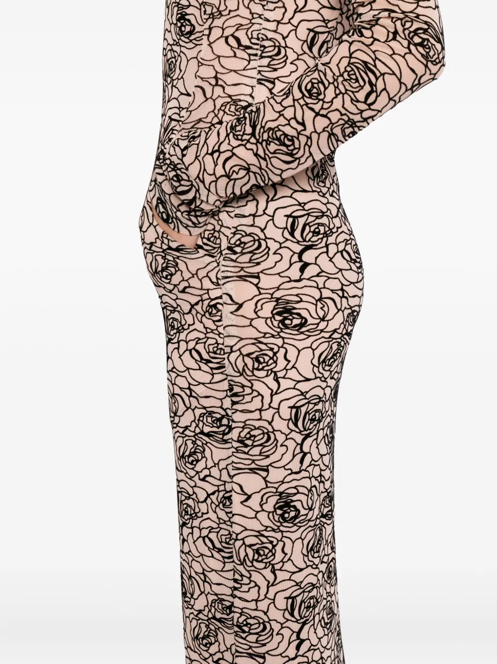 Paris Georgia Audrey Dress In Neutral