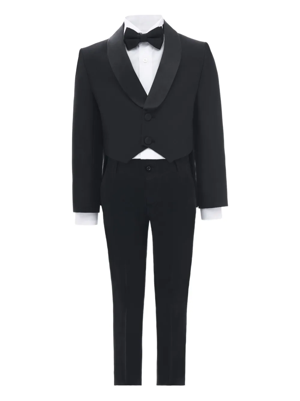 Moustache shawl-lapel suit (set of four) | Black | Image 1