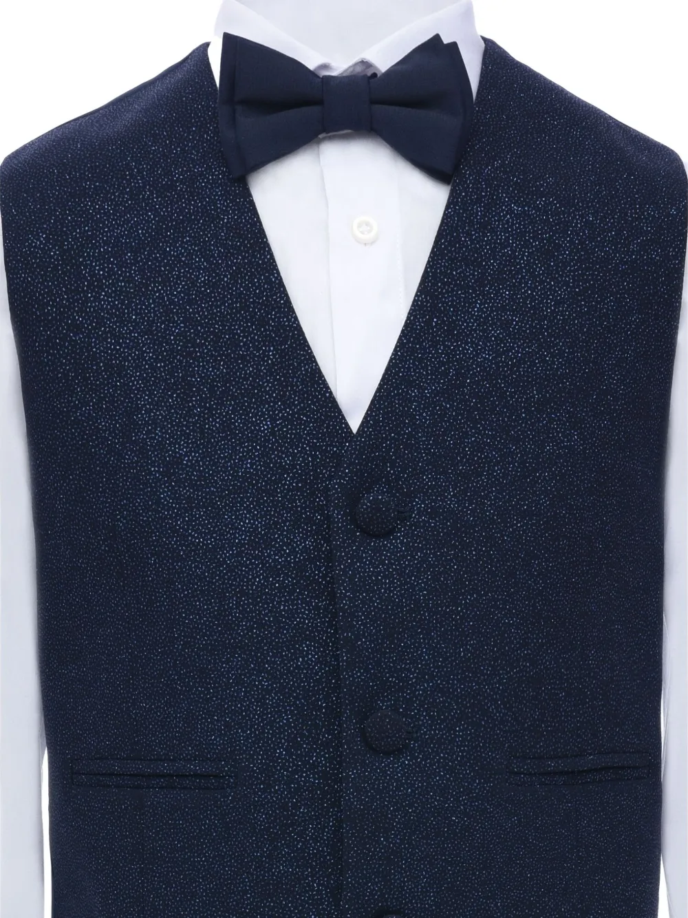 Moustache Peak-lapel Suit (set Of Four) In Blue