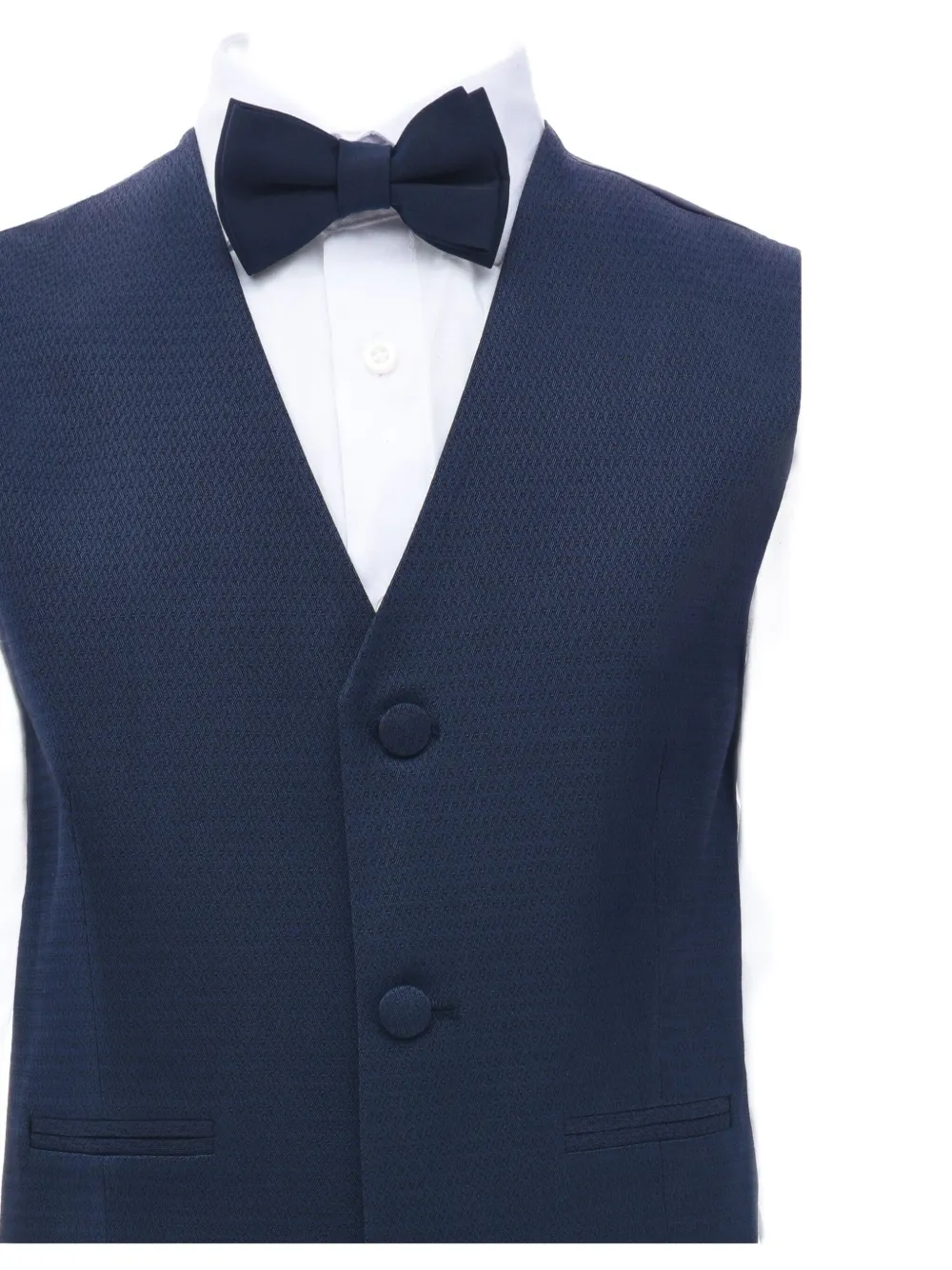 Moustache Notched-lapel Suit (set Of Four) In Blue