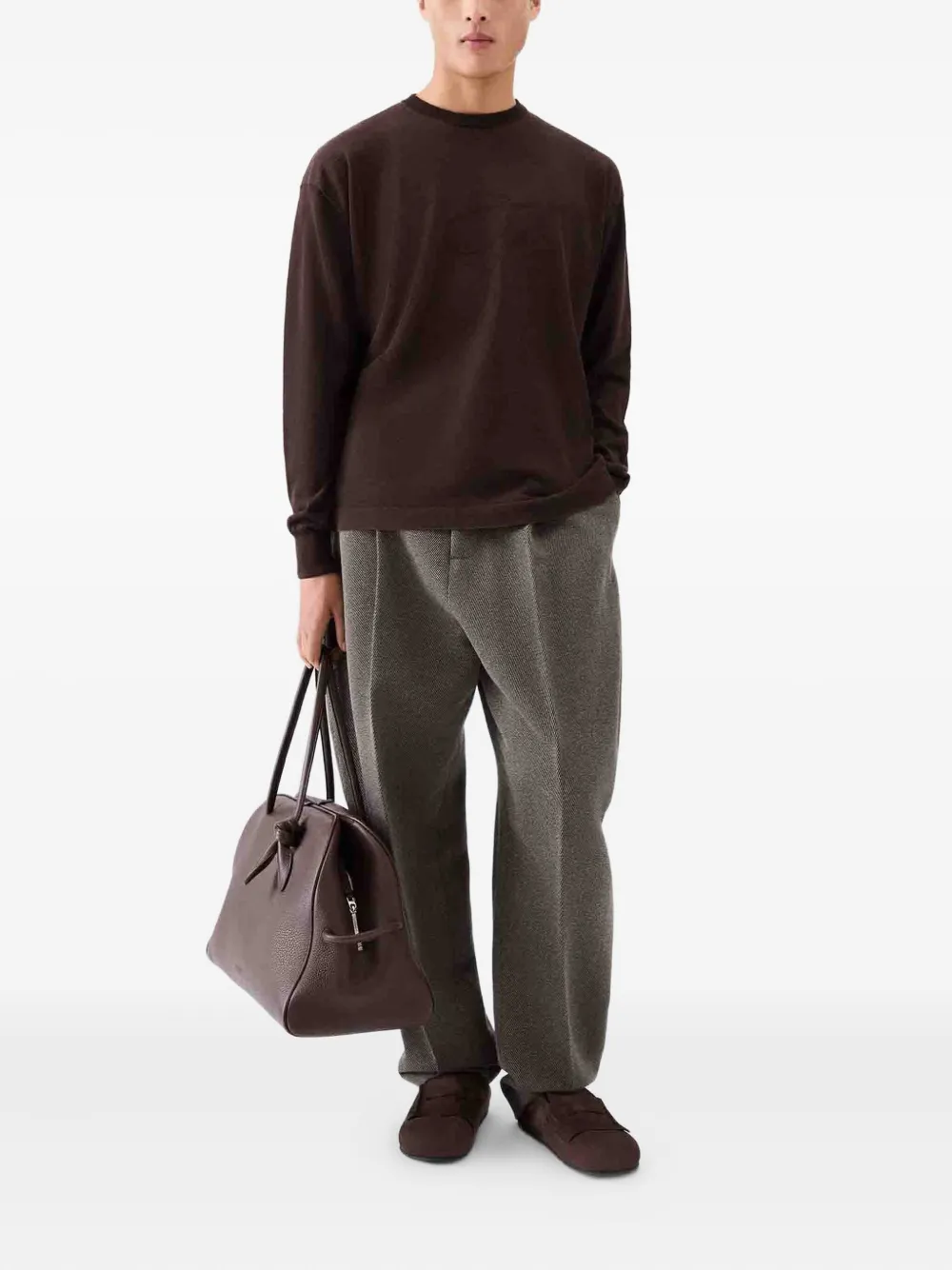 Jacquemus jacquard sweater - Bruin