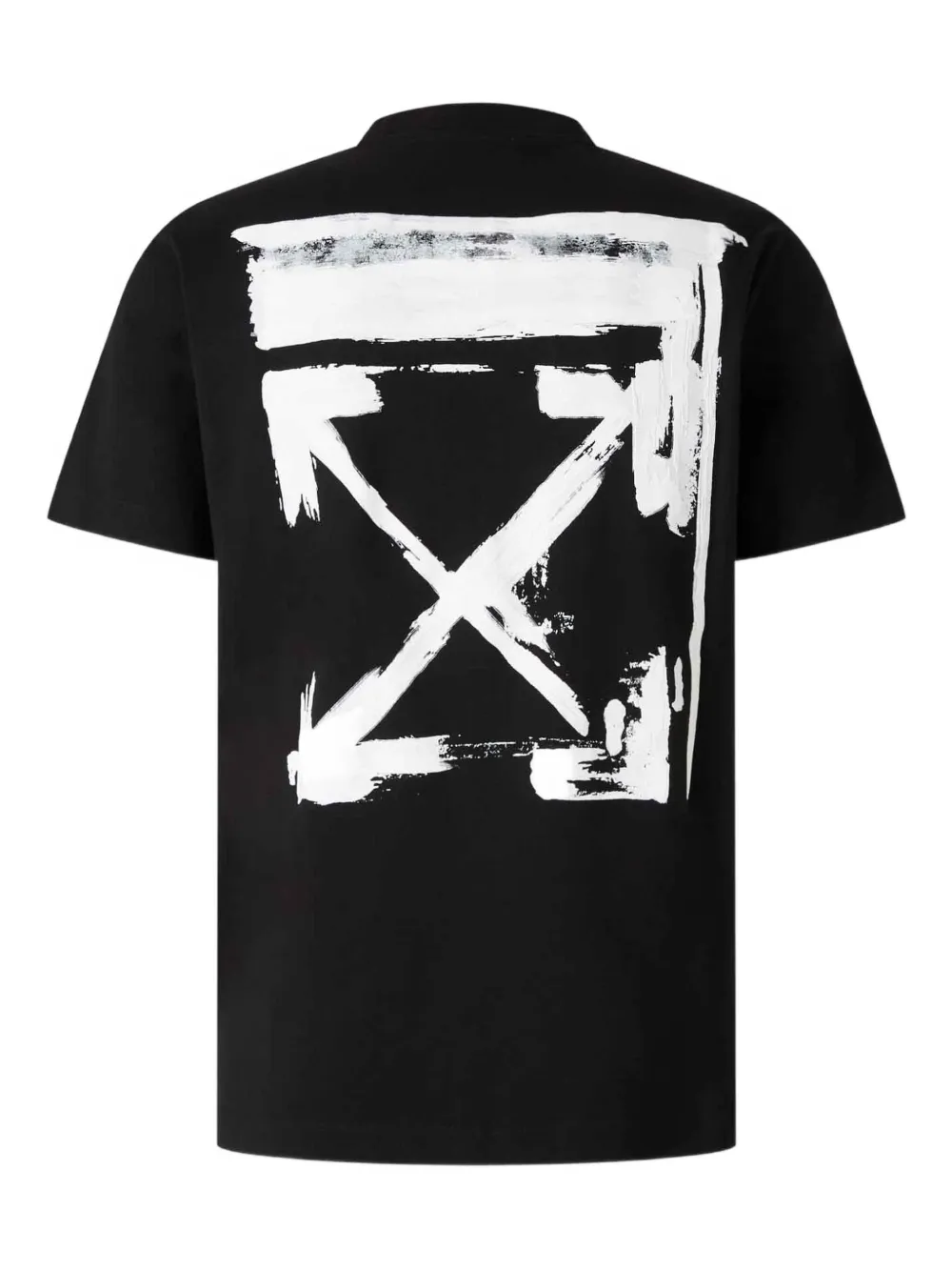 Off-White graphic round-neck T-shirt - Zwart