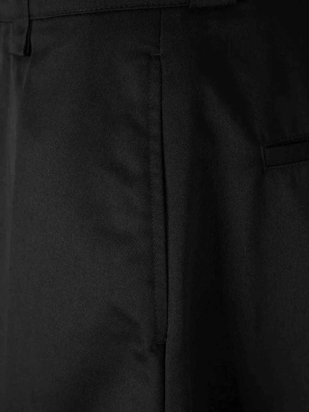 Willy Chavarria Belt Loops Trousers In Black