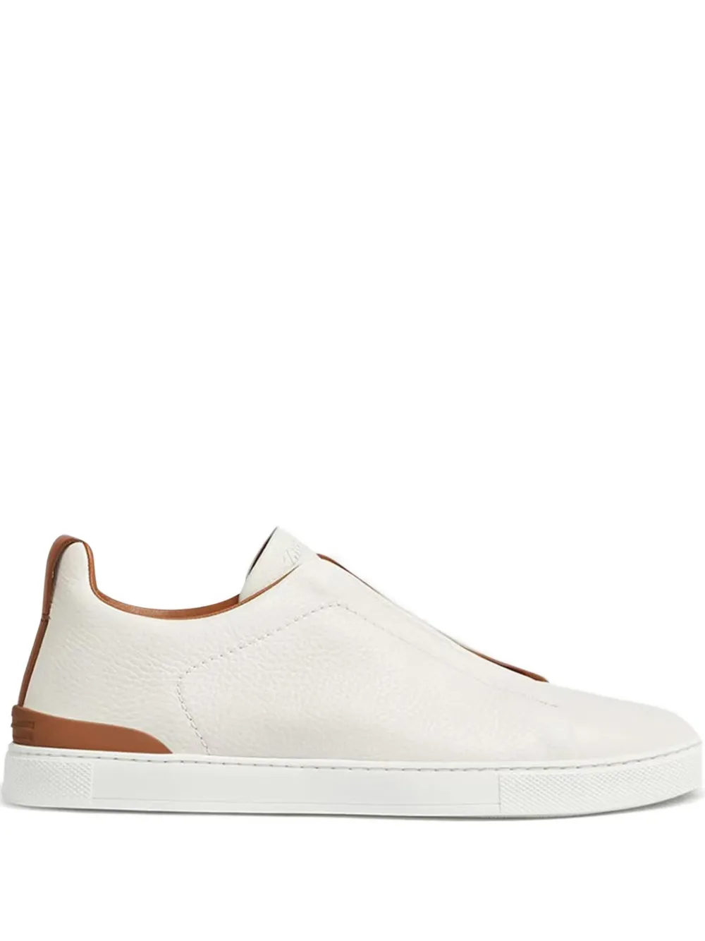 Zegna leather sneakers | White | Image 1