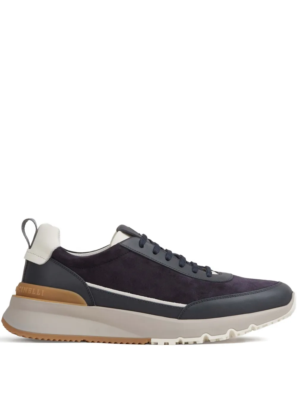 Brunello Cucinelli panelled trainers Blauw