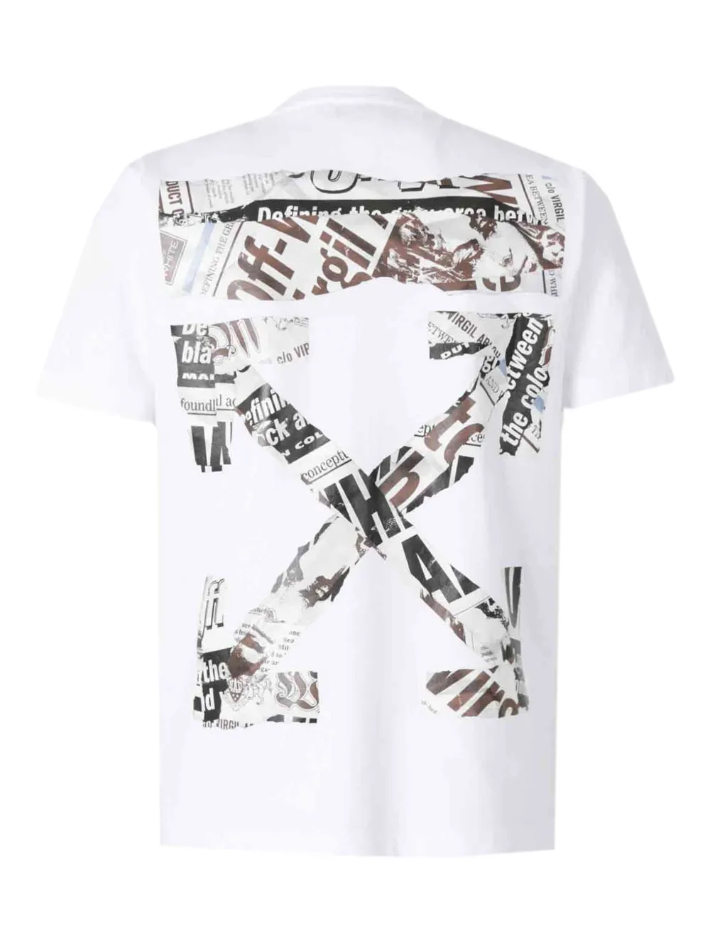 Off-White graphic-logo T-shirt - Wit