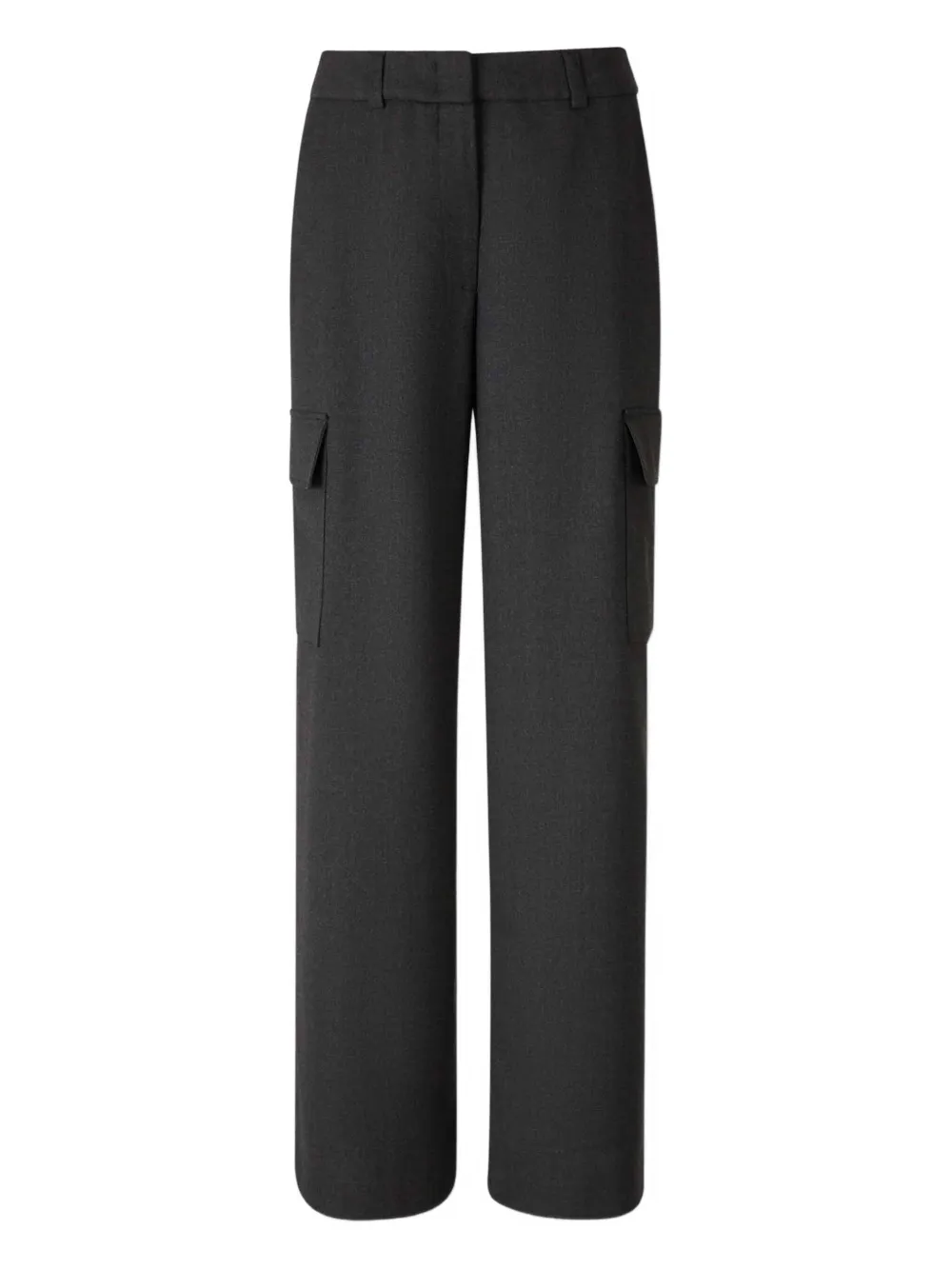 Peserico Flap-pocket Trousers In Black