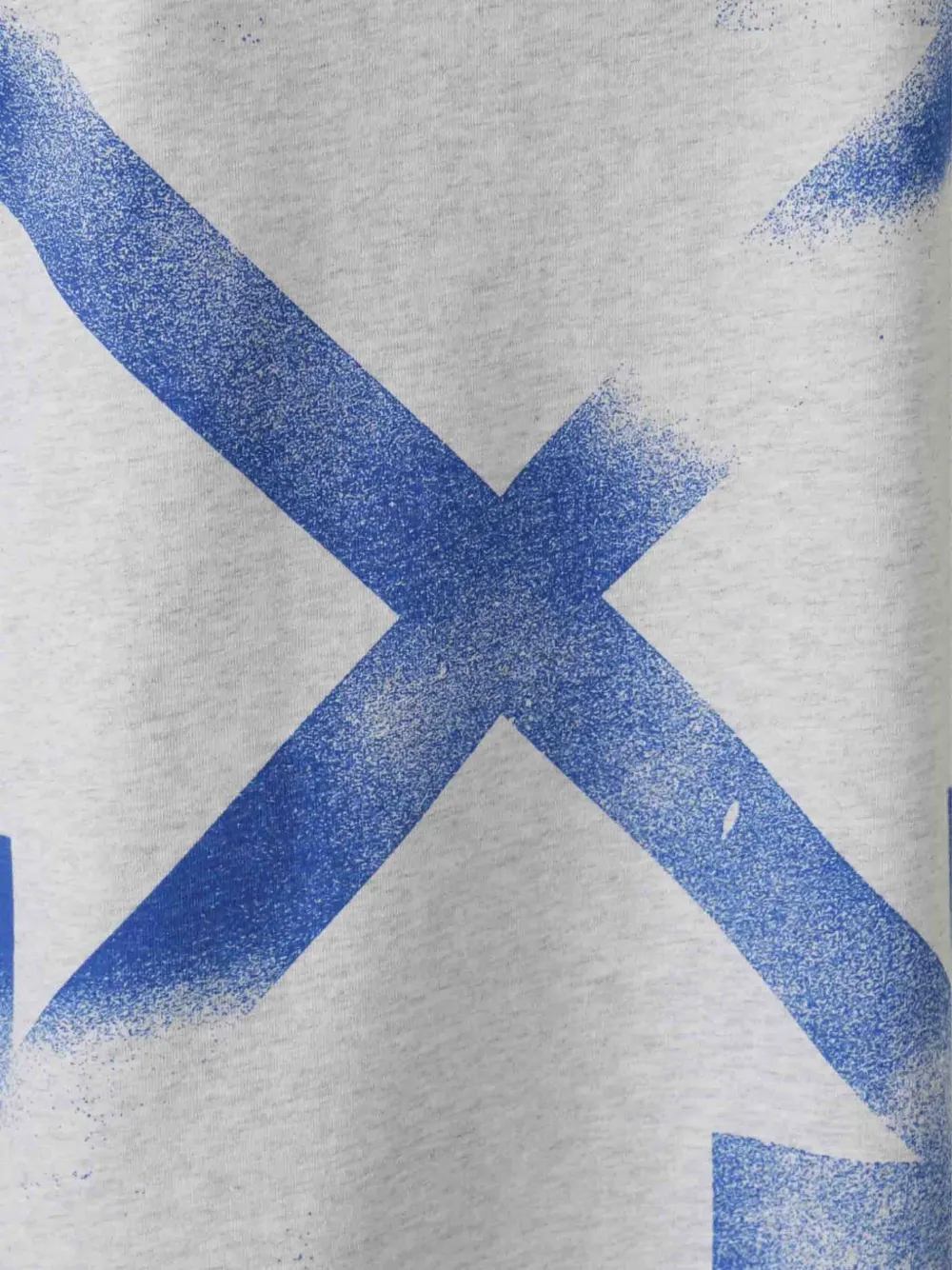 Off-White T-shirt met logo en ronde hals Grijs