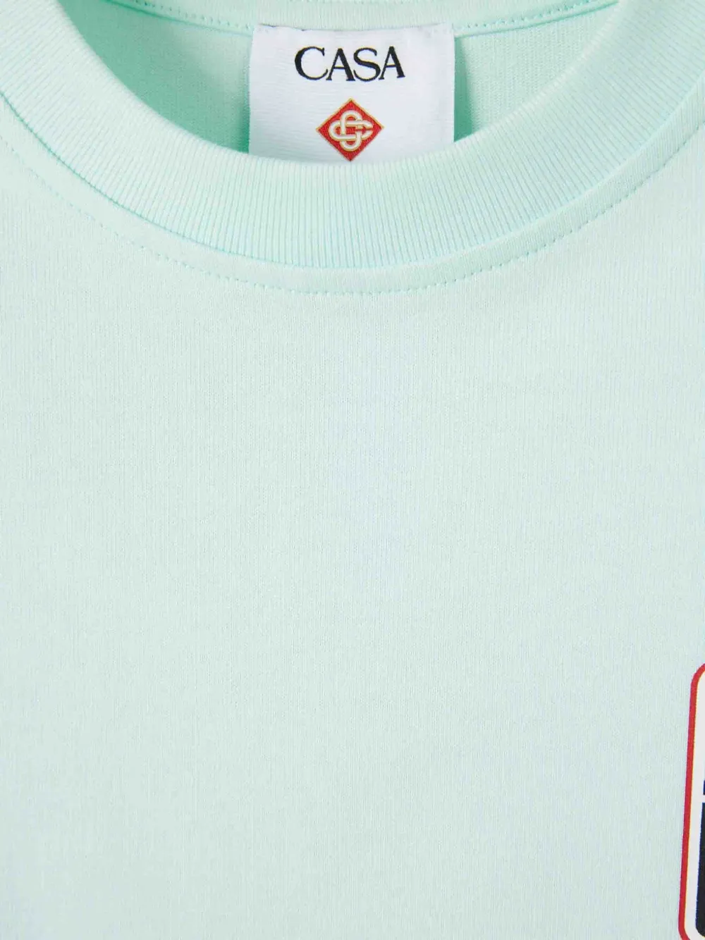 Casablanca T-shirt met print Groen