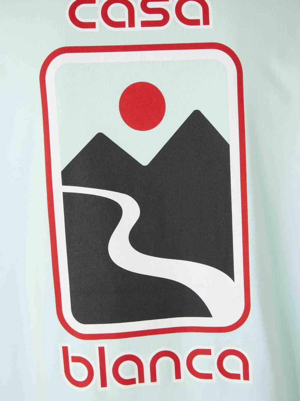 Casablanca T-shirt met print Groen