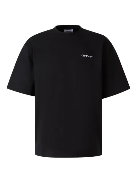 Off-White graphic print ribbed T-shirt