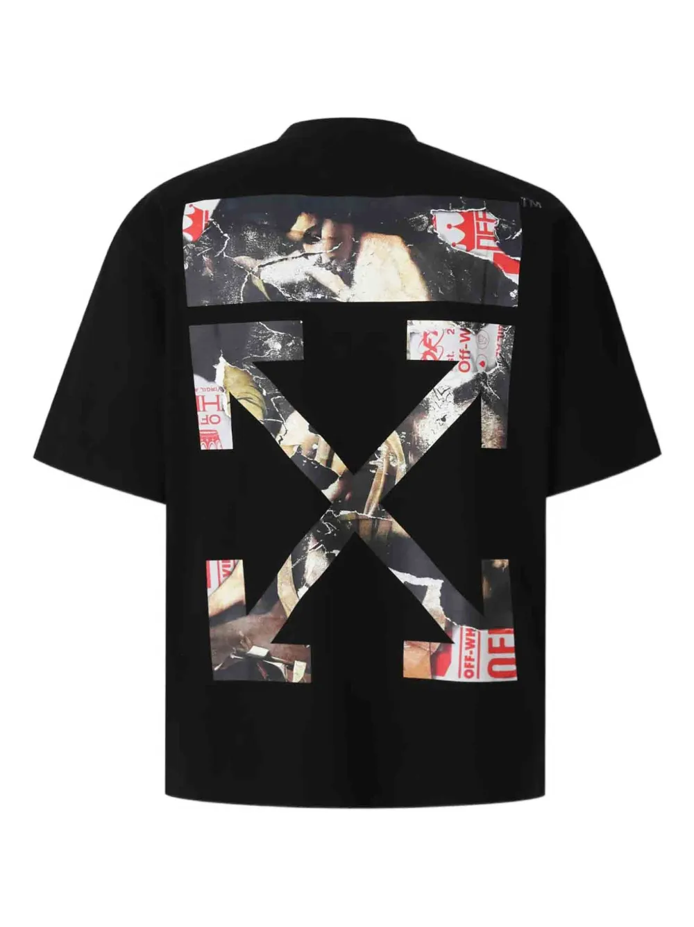 Off-White graphic print T-shirt - Zwart