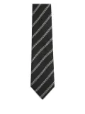 Zegna geometric pattern tie - Green