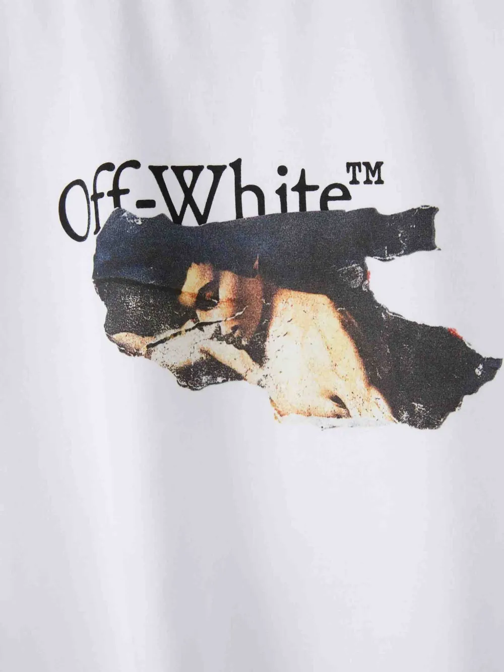 Off-White T-shirt met logo Wit
