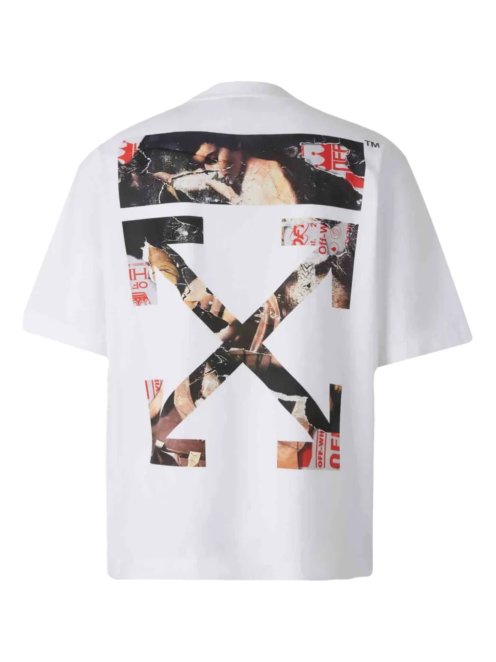 Off-White logo graphic T-shirt - Wit