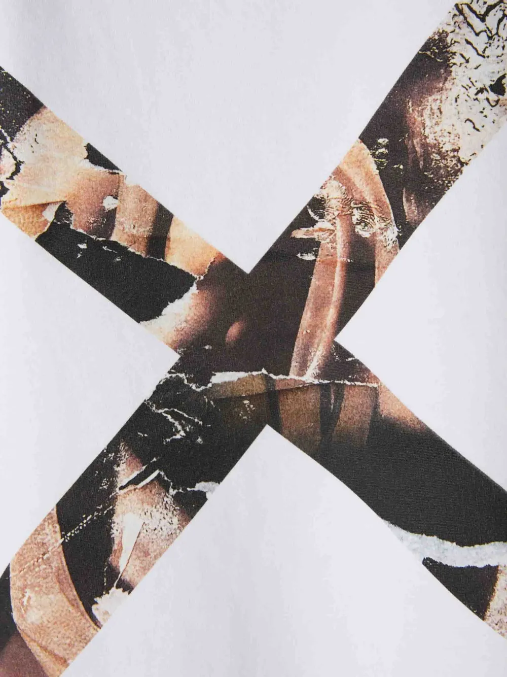 Off-White T-shirt met logo Wit