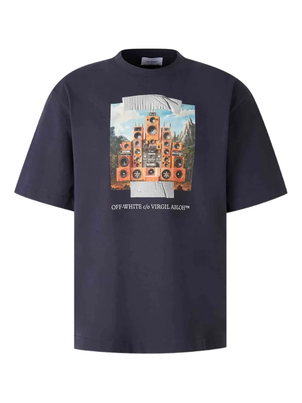 Off-White graphic print T-shirt | Blue | Image 1
