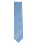 Zegna geometric silk tie - Blue