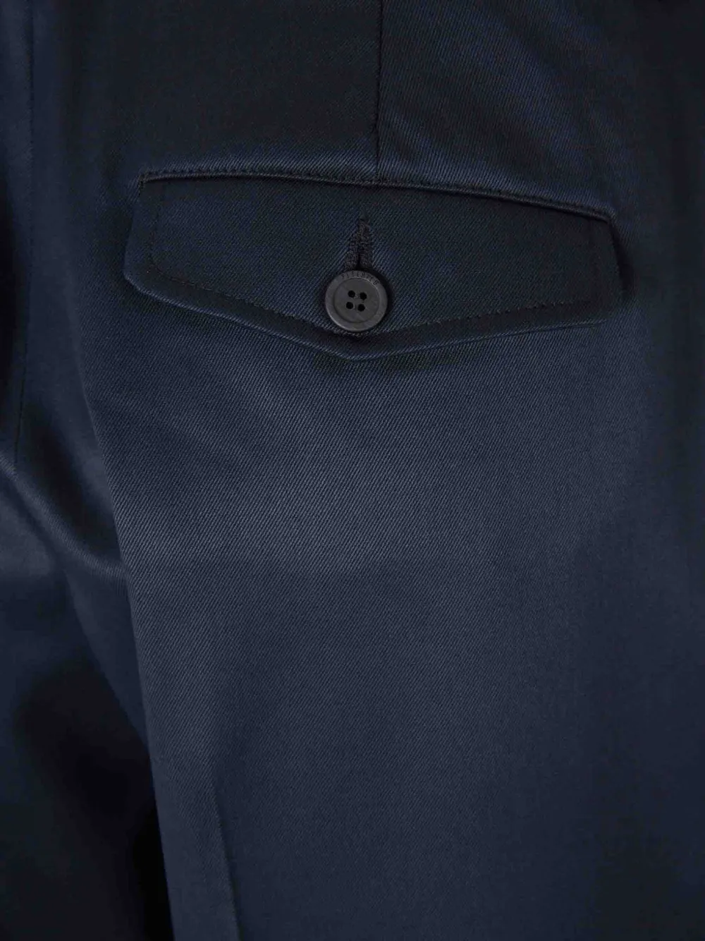 Peserico Flap-pocket Trousers In Blue