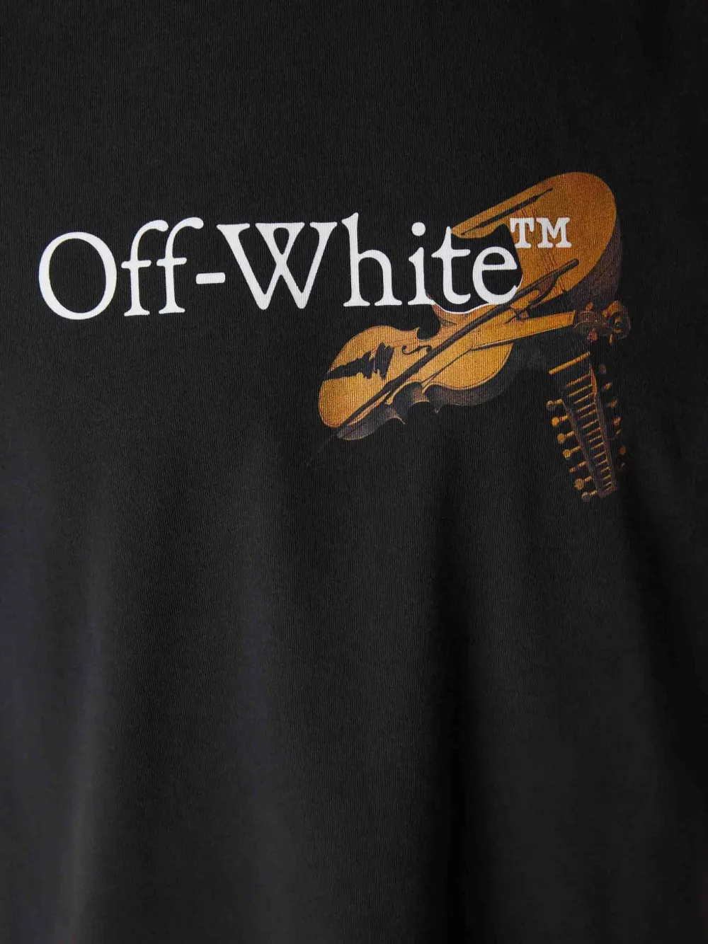Off-white Cupid Arrow Graphic Short Sleeve T-shirt In Black