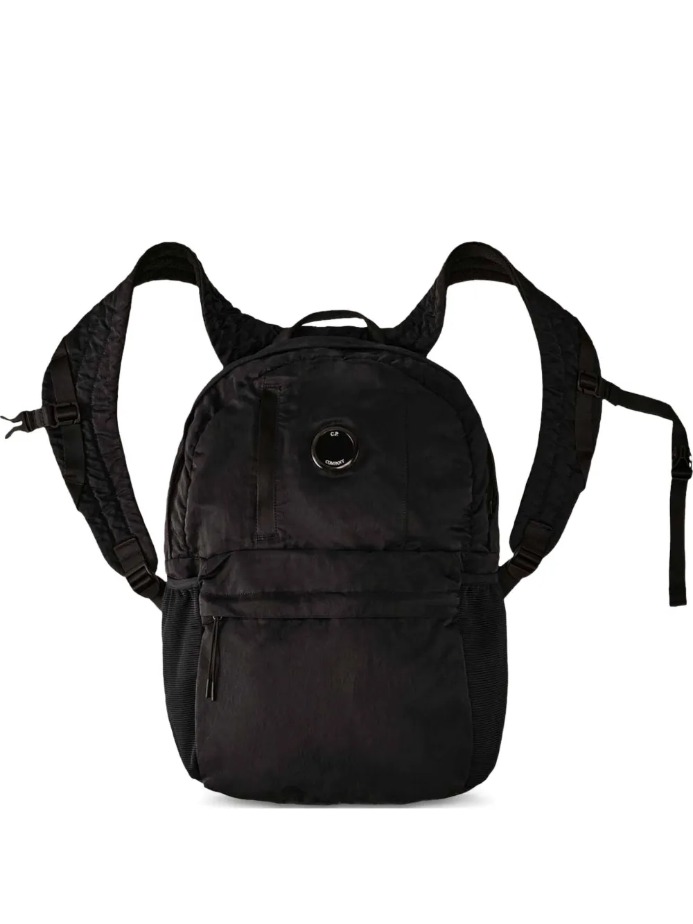 C.P. Company lens-detail top-handle backpack | Black | Image 1