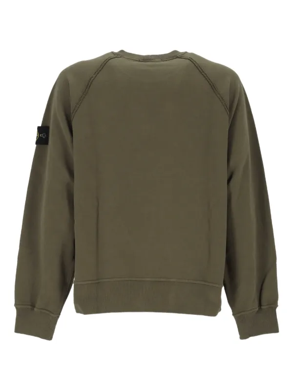 Stone Island ラグランスリーブ スウェットシャツ | グリーン