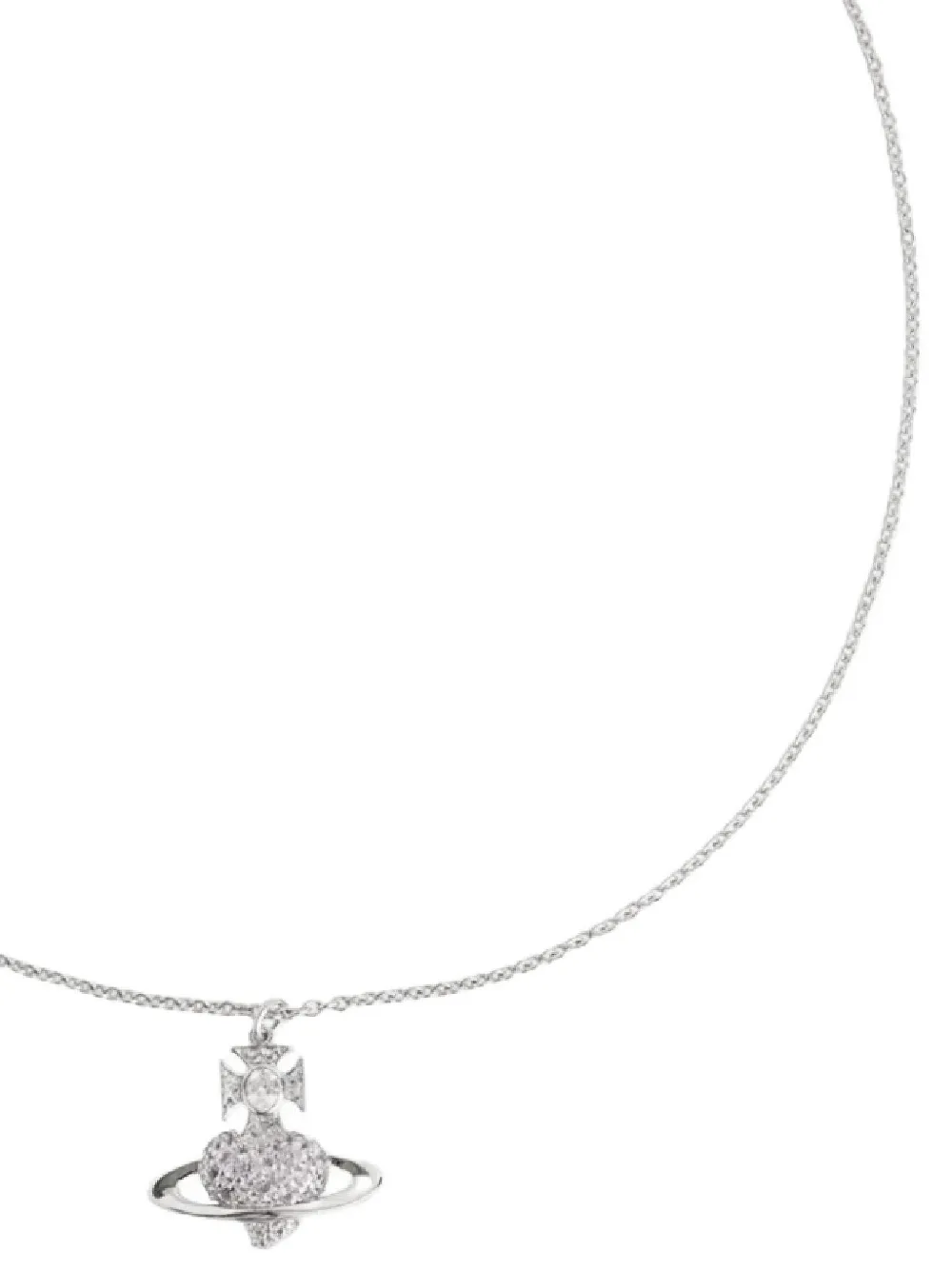Vivienne Westwood Orb-pendant necklace - Zilver