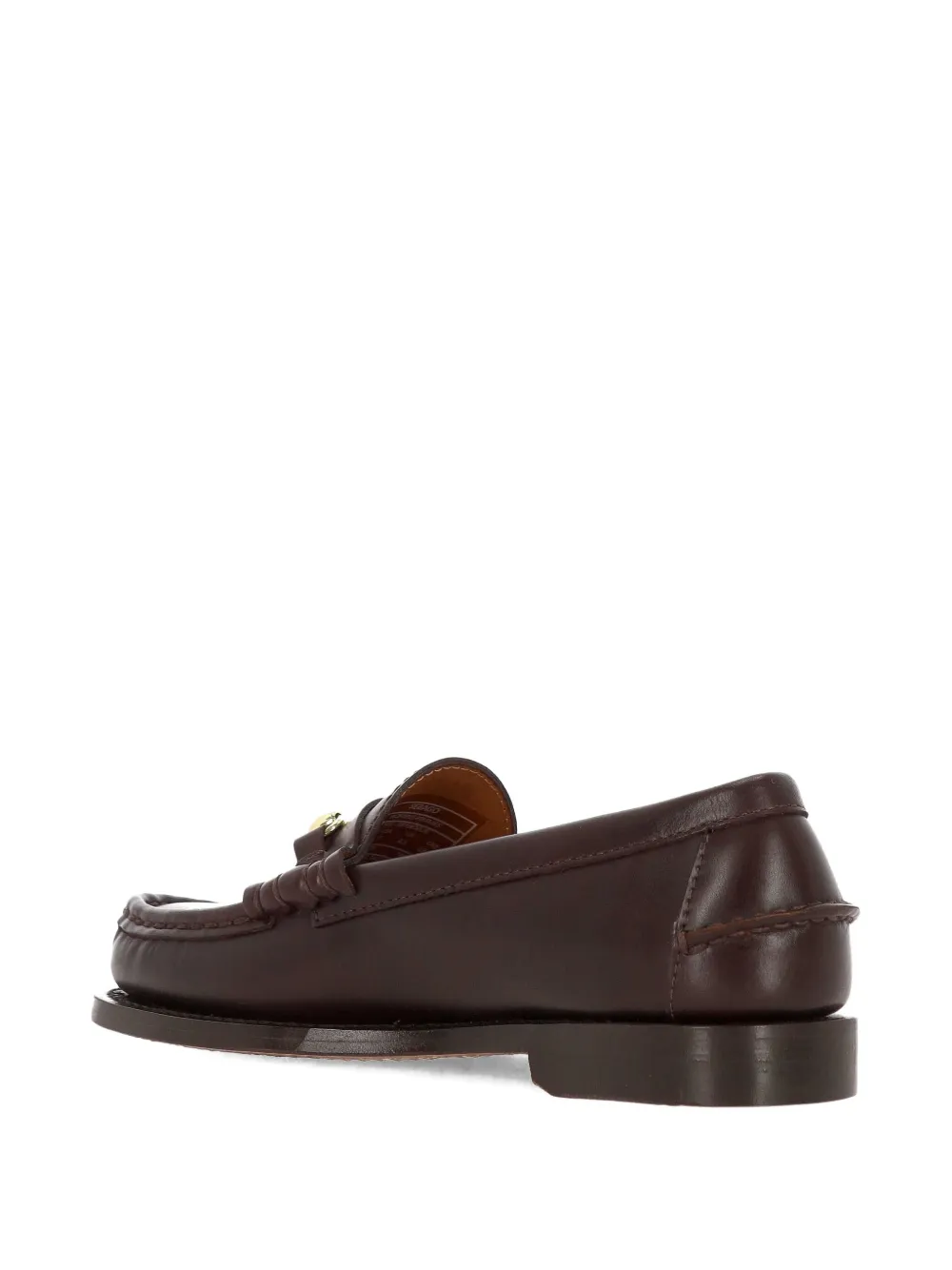 Sebago Joe Modena Bordeaux Pull-on Loafers With Horsebit Detail In Leather Woman In Brown