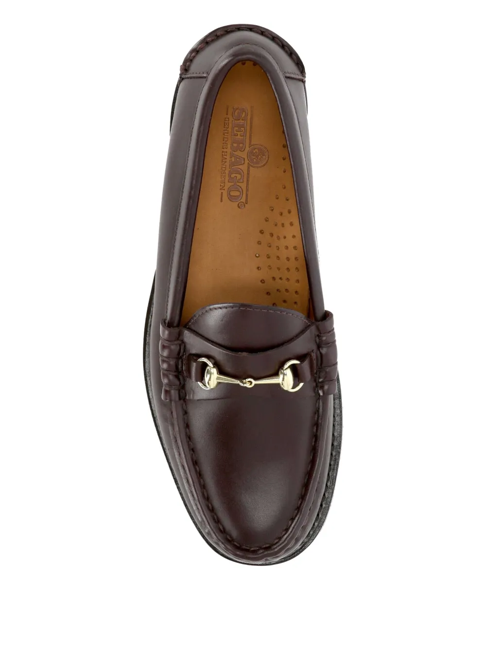 Sebago Joe Modena Bordeaux Pull-on Loafers With Horsebit Detail In Leather Woman In Brown