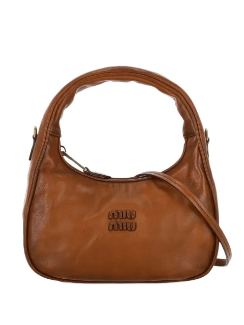 Miu Miu Hobo Wander leather tote bag