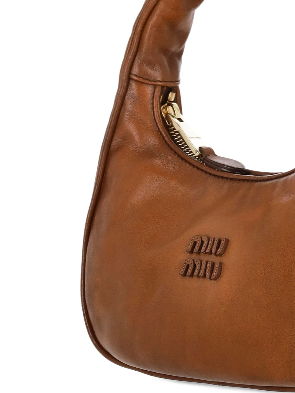 Miu Hobo Wander leren shopper Bruin