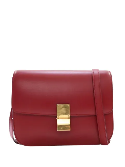 Celine Pre-Owned bolsa crossbody Classic Box mediana de piel de becerro 2016