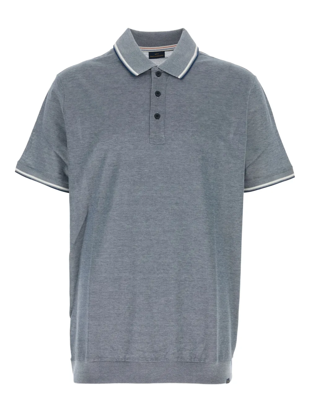 Paul & Shark striped-detail polo shirt | Grey | Image 1