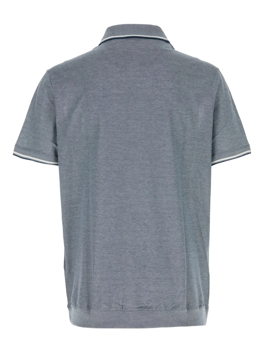 Paul & Shark striped-detail polo shirt - Grijs