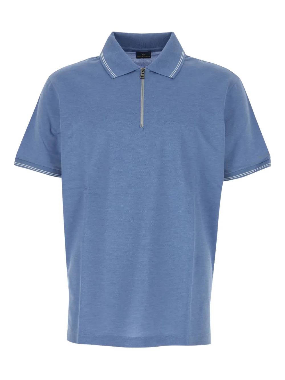 Paul & Shark zip-detail polo shirt | Blue | Image 1