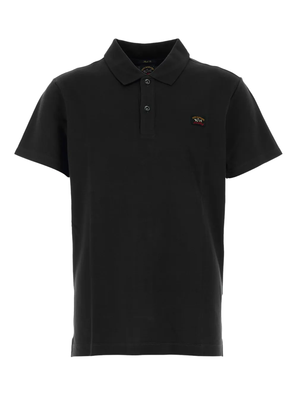 Paul & Shark logo-detail polo shirt | Black | Image 1