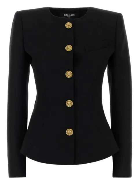 Balmain button wool blazer