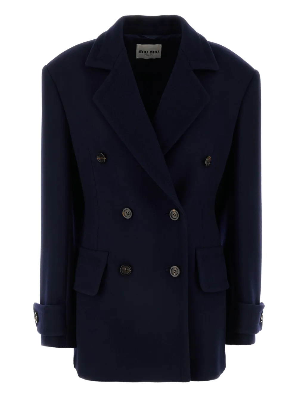 Miu Miu double-breasted coat | Blue | Image 1