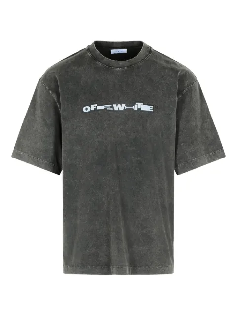 Off-White playera con logo estampado