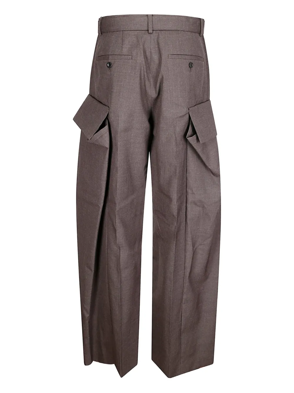 Sacai buckle trousers - Bruin