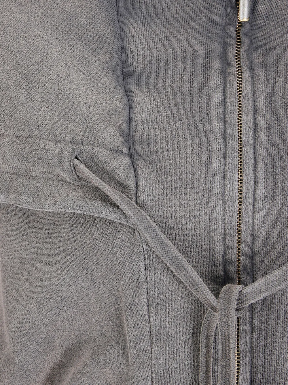Knwls Haze Cinched-waist Hoodie In Gray