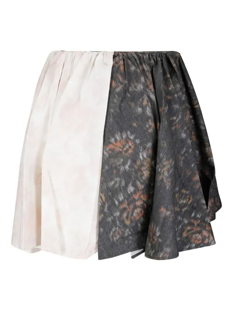 GANNI falda corta con estampado