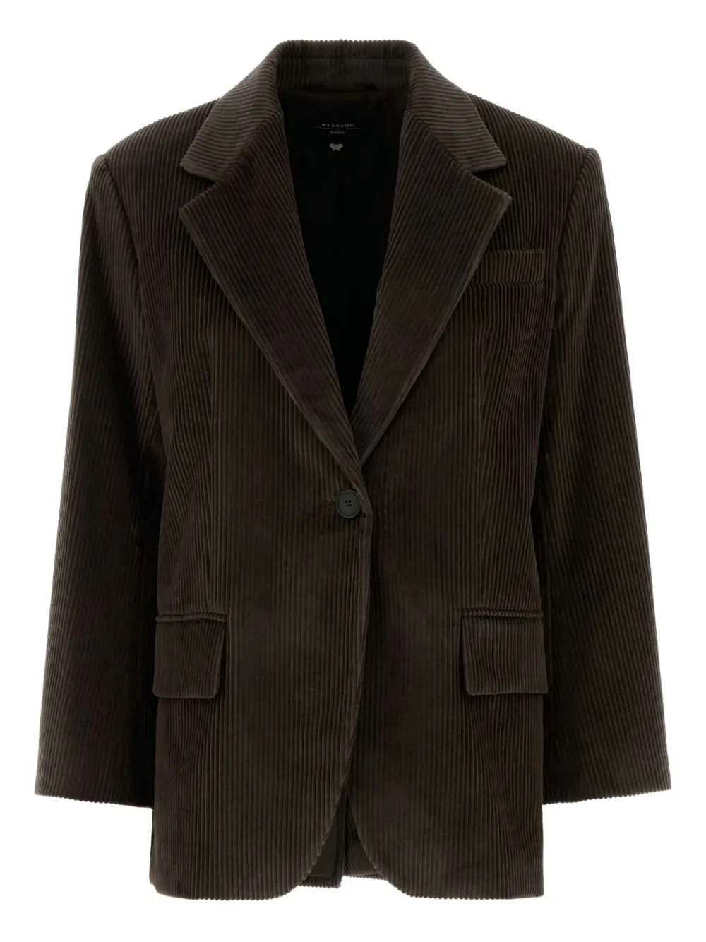 Weekend Max Mara corduroy Formia blazer | Brown | Image 1