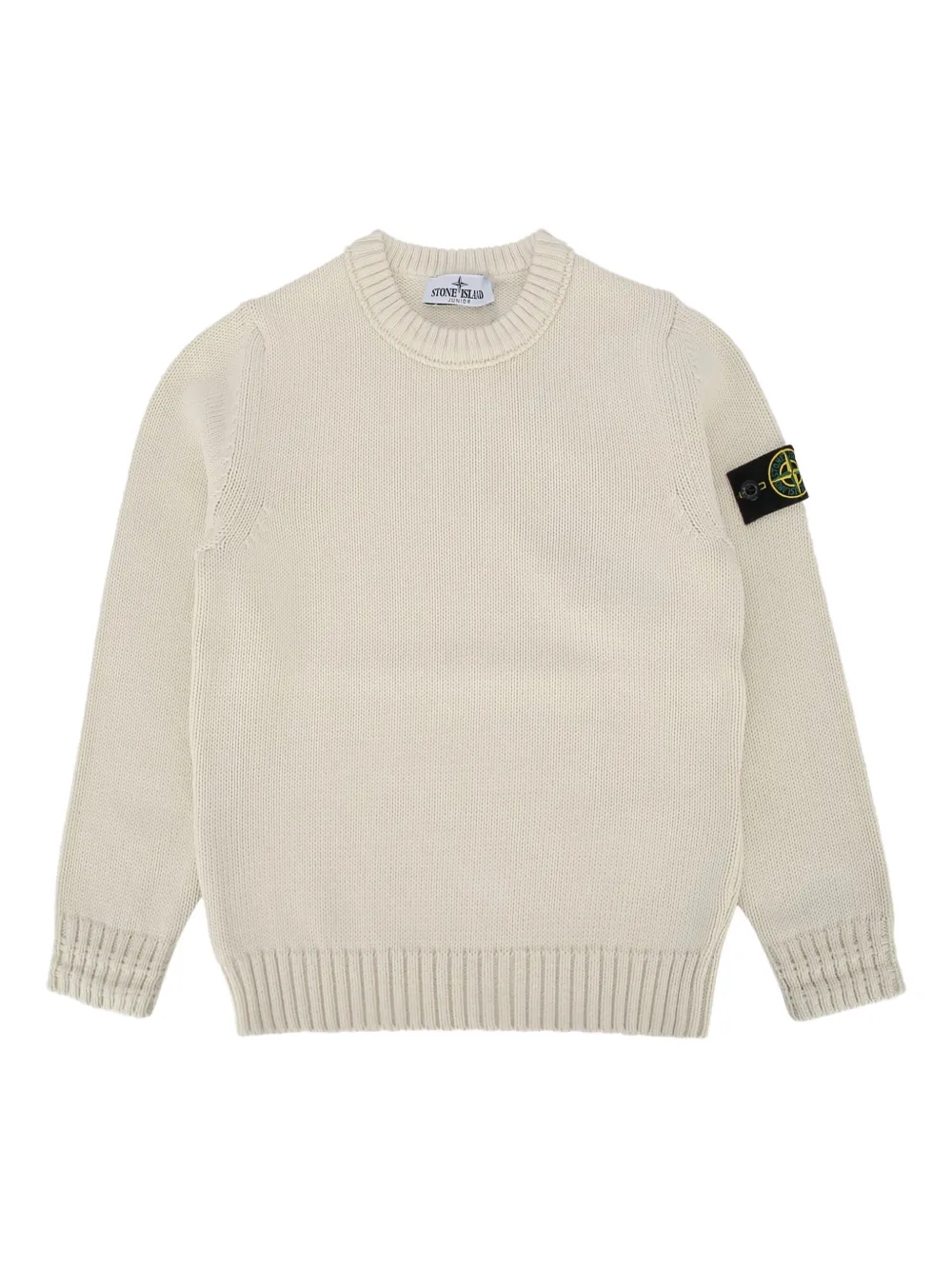 Stone Island Junior suéter con cuello redondo | neutro | Image 1