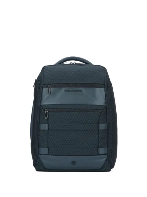PIQUADRO mochila con placa del logo