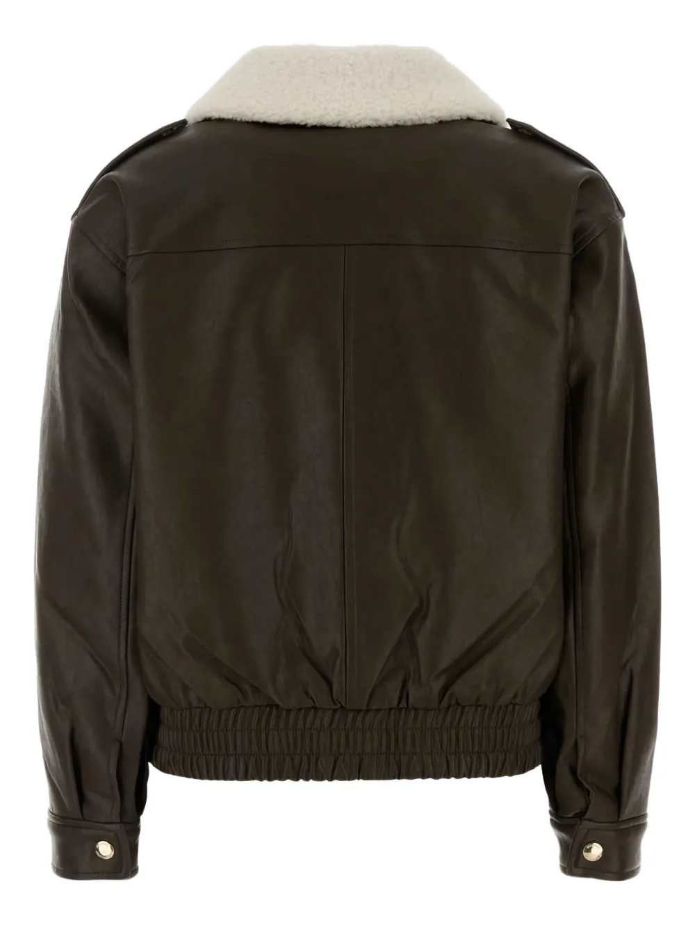 Michael Michael Kors long-sleeve shearling-collar jacket | Faux Fur & Shearling Jackets | Image 2