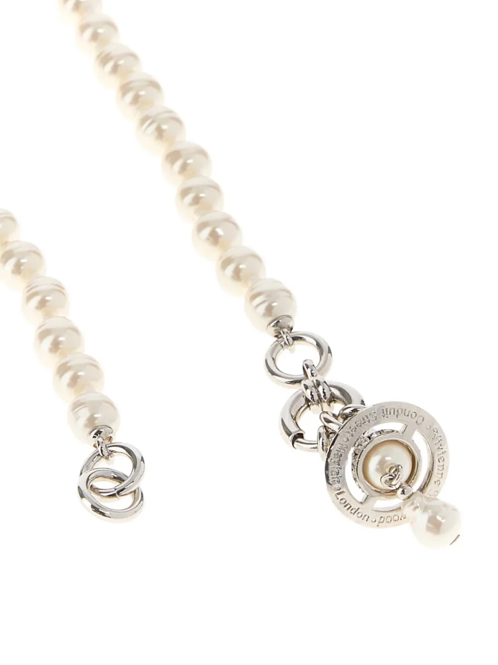 Vivienne Westwood Ivory Pearls Aleksa Necklace In Multi