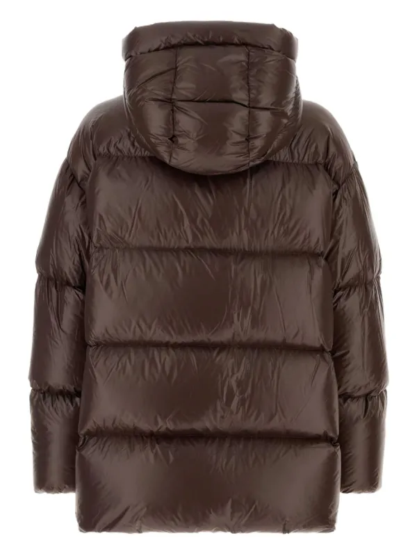 Jil Sander Daunenjacke Mit Kapuze Braun FARFETCH DE