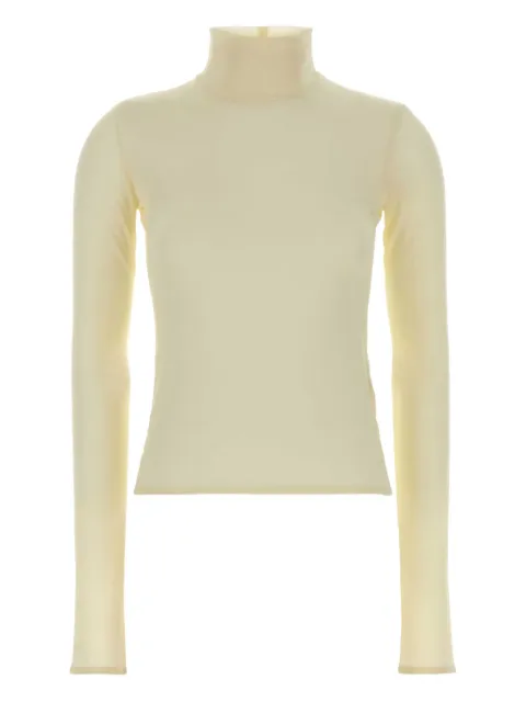 Jil Sander top con cuello de tortuga