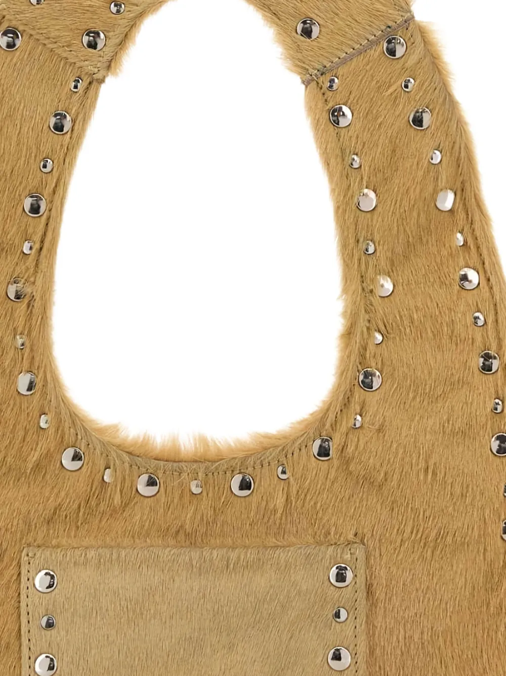 Gimaguas Mini Franca Studded Tote Bag In Gold